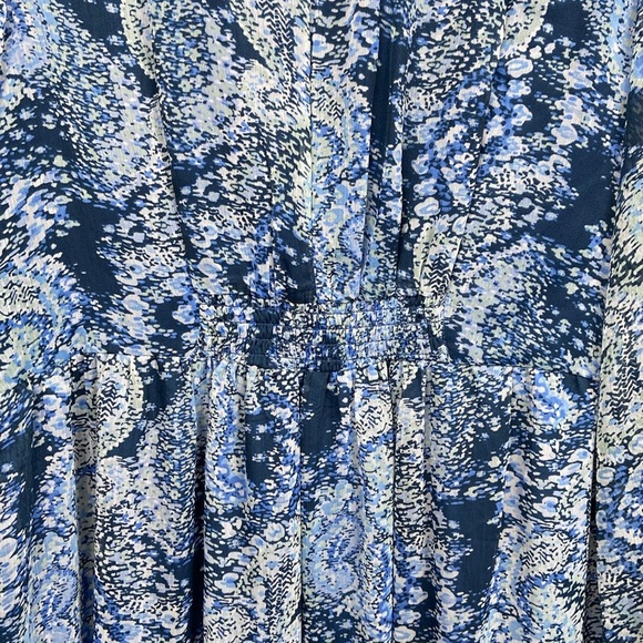 NWT Joie Women's Printed Long Sleeve Tiered Maxi Dress LARGE Parisian Paisley - Picture 10 of 13